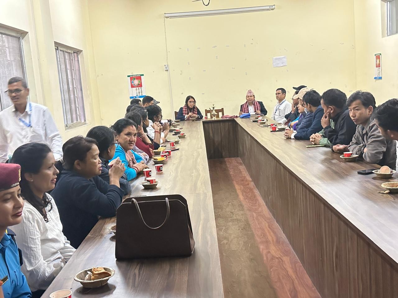 ललितपुर जिल्लामा करिब ११ महिनाको वसाईपछि लागू औषध नियन्त्रण विभागमा सरुवा भई जानु भएका सहायक प्रमुख जिल्ला अधिकारी श्री सुप्रभा खनाल ढुङ्गेलको विदाई तथा कार्यालयमा सरुवा भई आउनु भएका सहायक प्रमुख जिल्ला अधिकारी श्री नरेन्द्र परियारको  स्वागत कार्यक्रम